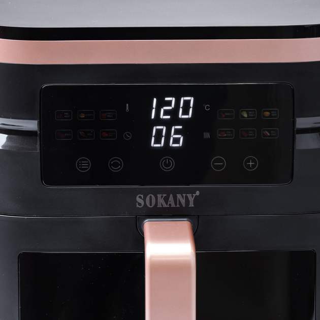 Аэрогриль &ndash; фритюрница SOKANY SK-10033 7л. черный