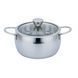 Каструля з кришкою 3.4л. BRAVIRA Ferrano Tri-Ply 20х11см. нержавіюча сталь