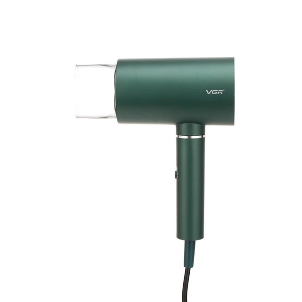 Фен для укладки волос VGR V-431 профессиональный 1600-1800 Вт зелений фото