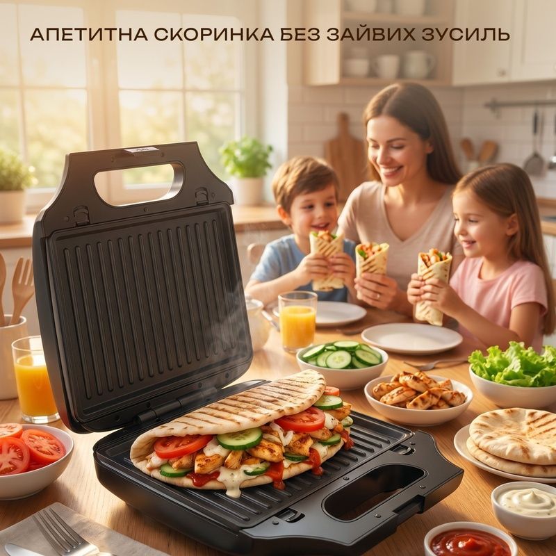 Мультимейкер сэндвичница 4-в-1 Liberton LSM-5108 1400 Вт фото