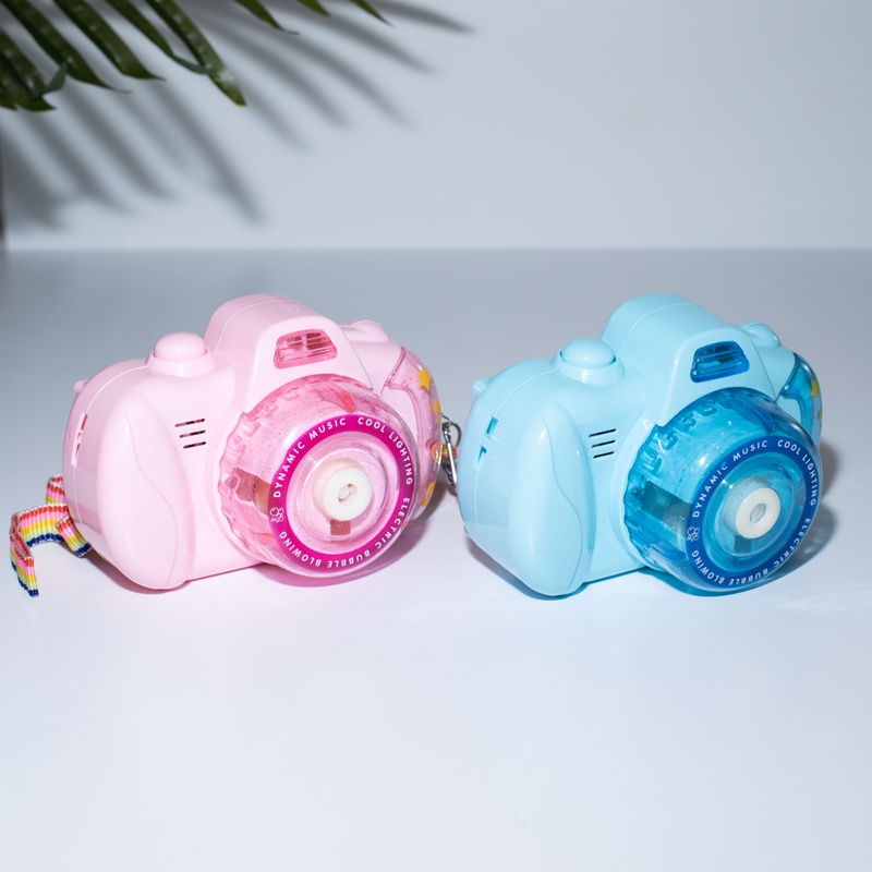 Детская игрушка Камера для мыльных пузырей розовая фото