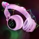 Бездротові навушники HOCO W27 рожеві вушка 985 фото 2