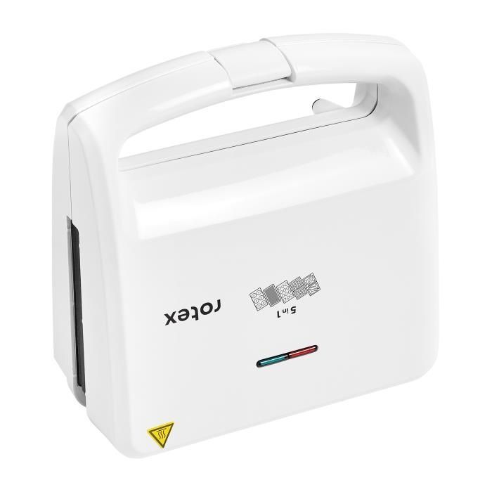 Зображення Мультимейкер 5в1 Rotex RSM225-W для гриля, сендвічів, вафель, горіхів та пончиків