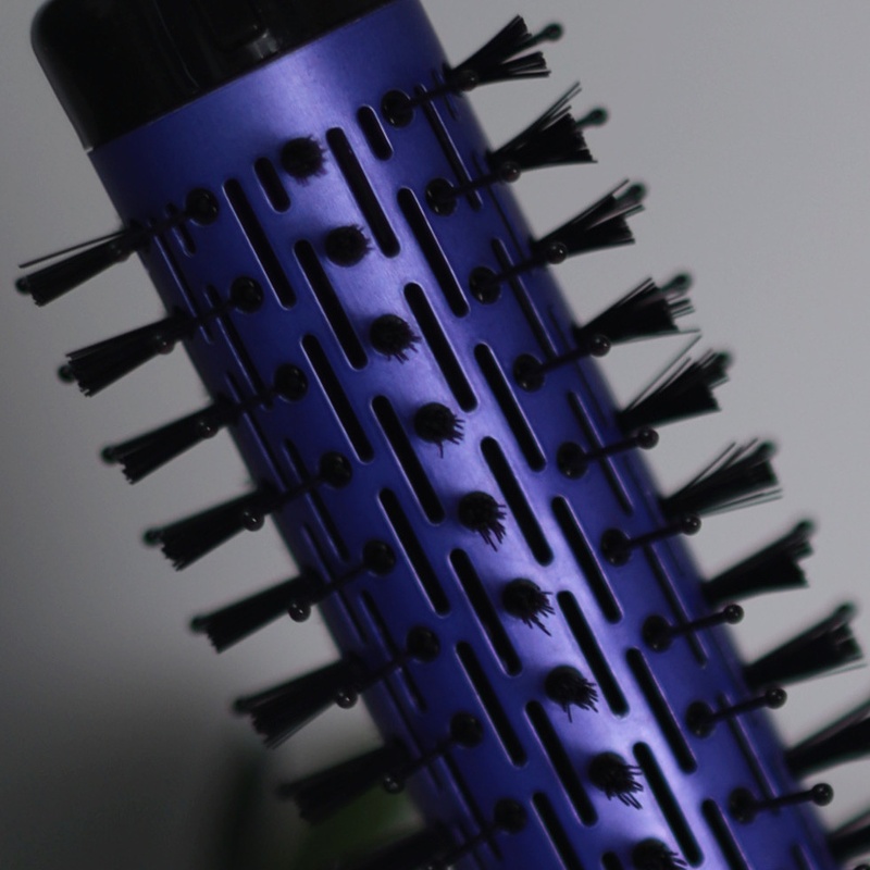 Зображення Фен-щітка браш для волосся з обертанням Kemei KM 813 фіолетовий