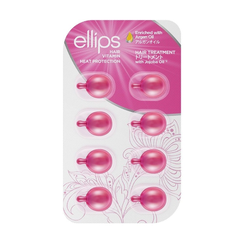 Витамины для волос Ellips Hair Vitamin Treatment Терапия с маслом жожоба, 8*1 мл фото